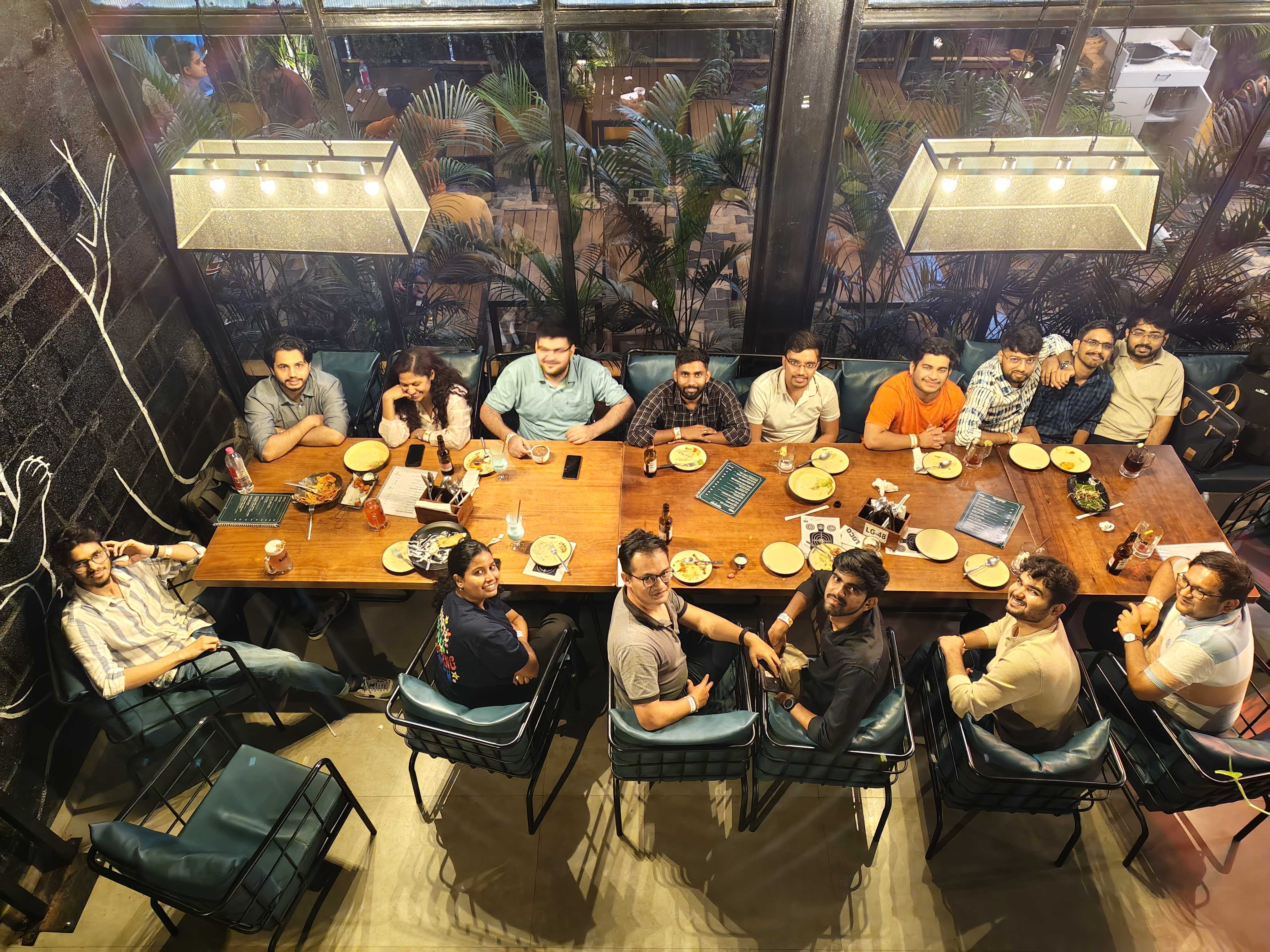 Team dinner in Bangalore 2025
